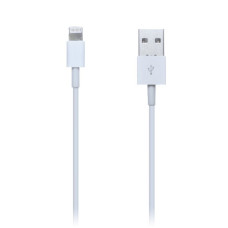 CONNECT IT Wrez Apple Lightning - USB, bílý, 2m