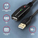 AXAGON ADR-210, USB2.0 aktivní prodlužovací / repeater kabel, 10m