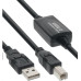 PremiumCord USB 2.0 repeater a propojovací kabel A/M-B/M 10m