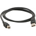 C-TECH USB A-B 3m 2.0, černý
