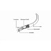 Kabel USB A-B micro, 1m, 2.0, černý, high quality