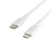 Belkin USB-C kabel s lightning konektorem, 1m, bílý
