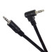 PremiumCord Kabel Jack 3.5mm - 3,5mm konektor 90° M/M 1,5m