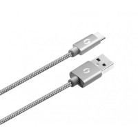 ALIGATOR PREMIUM Datový kabel 2A, USB-C šedý