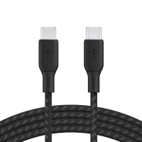 Belkin USB-C na USB-C kabel 100W, 2m, černý - odolný