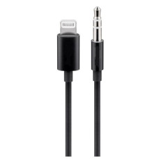 PremiumCord Apple Lightning audio redukční kabel na 3.5 mm stereo jack, 1 m, černý