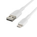 BELKIN kabel USB-A - Lightning, 2m, bílý