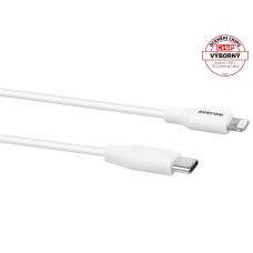 AVACOM MFIC-120W kabel USB-C - Lightning, MFi certifikace, 120cm, bílá