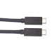 PremiumCord USB4™ 40Gbps 8K@60Hz kabel Thunderbolt 3 certifikovaný USB-IF 0,8m