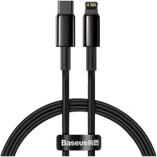 Baseus CATLWJ-01 Tungsten Gold Fast Charge Kabel USB-C to Lightning 20W 1m Black