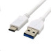 Kabel C-TECH USB 2.0 AM na Type-C kabel (AM/CM), 2m, bílý
