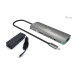 i-tec USB-C Metal Nano Docking Station 4K HDMI LAN with Power Delivery 100W + i-tec Universal Charger 100W