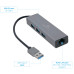 Gembird USB-A/LAN, 3x USB 3.0