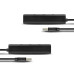 AXAGON HUE-S2BL, 4x USB3.0 CHARGING hub 1.2m kabel, micro USB nap. konektor