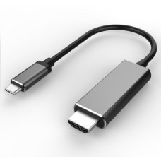 PremiumCord USB3.1 typ-C na HDMI kabel 1,8m rozlišení obrazu 4K*2K@60Hz Aluminium