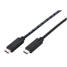 C-TECH Kabel USB 3.2, Type-C (CM/CM), PD 100W, 20Gbps, 1m, černý