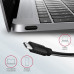 AXAGON HMC-4G2, USB-C 3.2 Gen 2 10 Gb/s hub, porty 2x USB-A + 2x USB-C, kabel USB-C 13cm