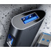 HUB USB C-tech UHB-U3-AL, 4x USB 3.2 Gen 1, hliníkové tělo