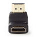 NEDIS adaptér HDMI úhlový 90°/ HDMI konektor - HDMI zásuvka/ černá