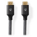 NEDIS PROFIGOLD High Speed HDMI kabel s Ethernetem/ konektor HDMI - konektor HDMI/ 4K/ bavlna/ šedý/ BOX/ 5m