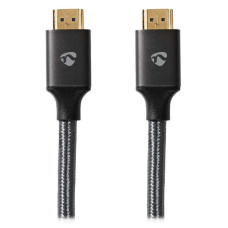 NEDIS PROFIGOLD Ultra High Speed HDMI kabel/ konektor HDMI - konektor HDMI/ 8K/ bavlna/ antracit/ BOX/ 5m