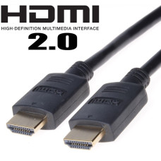 PremiumCord HDMI 2.0 High Speed+Ethernet, zlacené konk., 3m