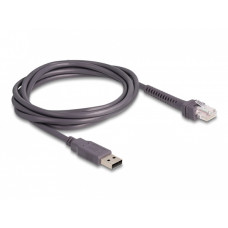 Delock Kabel z rozhraní RJ50 na USB 2.0 Typu-A ke čtečce čárových kódů, 2 m