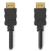 NEDIS Premium High Speed HDMI 2.0 kabel s ethernetem/ 4K@60Hz/ zlacené konektory HDMI-HDMI/ černý/ bulk/ 1m