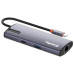 COLORWAY 6v1 USB hub/ 1x USB-C/ 1x RJ45/ 4x USB-A