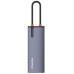 COLORWAY 6v1 USB hub/ 1x USB-C/ 1x RJ45/ 4x USB-A
