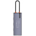 COLORWAY 6v1 USB hub/ 1x USB-C/ 1x RJ45/ 4x USB-A