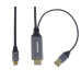 PremiumCord HDMI2.0 na USB-C kabel pro monitory s USB-C konektorem, 4K@60Hz,1080p Aluminium 2m