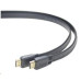 PremiumCord Kabel HDMI+Ethernet, zlac., plochý, 2m