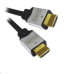 PremiumCord kabel HDMI M/M, zlac.a kovové HQ, 10m