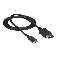 StarTech.com 3ft/1m USB C to DisplayPort 1.2 Cable 4K 60Hz, USB-C to DisplayPort Adapter Cable HBR2, USB Type-C DP Alt Mode to DP Monitor Video Cable, Compatible with Thunderbolt 3, Black