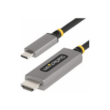 StarTech.com 10ft (3m) USB-C to HDMI Adapter Cable, 8K 60Hz, 4K 144Hz, HDR10, USB Type-C to HDMI 2.1 Video Converter Cable, USB-C DP Alt Mode/USB4/Thunderbolt 3/4 Compatible