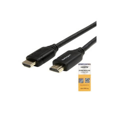 StarTech.com 6ft (2m) Premium Certified HDMI 2.0 Cable with Ethernet, High Speed Ultra HD 4K 60Hz HDMI Cable HDR10, HDMI Cord (Male/Male Connectors), For UHD Monitors, TVs, Displays