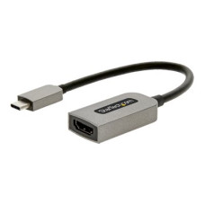 StarTech.com USB C to HDMI Adapter, 4K 60Hz UHD Video, HDR10, USB-C to HDMI 2.0b Adapter Dongle, USB Type-C DP Alt Mode to HDMI Monitor/Display/Projector, USB C to HDMI Converter, M/F