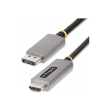 StarTech.com 6ft (2m) DisplayPort to HDMI Adapter Cable, 8K 60Hz, 4K 144Hz, HDR10, DP 1.4 to HDMI 2.1 Active Video Converter, DisplayPort Desktop to HDMI Monitor, M/M