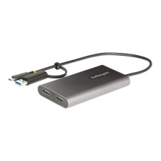 STARTECH USB-C to Dual-HDMI Adapter 4K 60Hz PD, STARTECH USB-C to Dual-HDMI Adapter 4K 60Hz PD