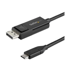 StarTech.com 3ft (1m) USB C to DisplayPort 1.2 Cable 4K 60Hz, Bidirectional DP to USB-C or USB-C to DP Reversible Video Adapter Cable, HBR2/HDR, USB Type C/Thunderbolt 3 Monitor Cable