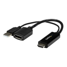 StarTech.com 4K 30Hz HDMI to DisplayPort Video Adapter w/ USB Power