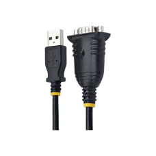 StarTech.com 3ft (1m) USB to Serial Cable, DB9 Male RS232 to USB Converter, USB to Serial Adapter for PLC/Printer/Scanner/Network Switches, USB to COM Port Adapter
