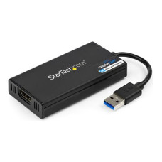 StarTech.com USB 3.0 to HDMI Adapter, 4K 30Hz Ultra HD, DisplayLink Certified, USB Type-A to HDMI Display Adapter Converter for Monitor, External Video & Graphics Card, Mac & Windows