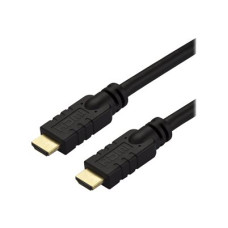 StarTech.com 10m(30ft) HDMI 2.0 Cable, 4K 60Hz Active HDMI Cable, CL2 Rated for In Wall Installation, Long Durable High Speed Ultra-HD HDMI Cable, HDR 10, 18Gbps, Male to Male Cord, Black
