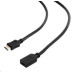 Kabel HDMI-HDMI M/F 1,8m, 1.4, prodlužovací černý