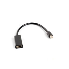 LANBERG adaptér DisplayPort MINI (M) 1.2 na HDMI (F) kabel 20cm, černý