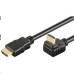 PremiumCord Kabel HDMI+Ethernet, zlac., 270°, 2m