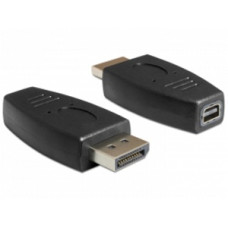 Delock adaptér Displayport samec > Displayport mini samice, černá