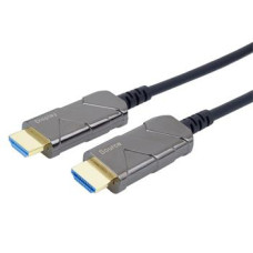 PremiumCord Ultra High Speed HDMI 2.1 optický fiber kabel 8K@60Hz,zlacené 15m